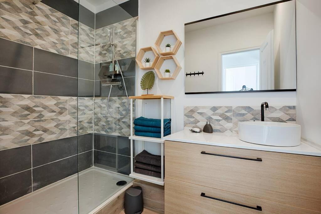 마르세유 Joli T3 Avec Balcon - Gare St-Charles A 50 M 아파트 외부 사진
